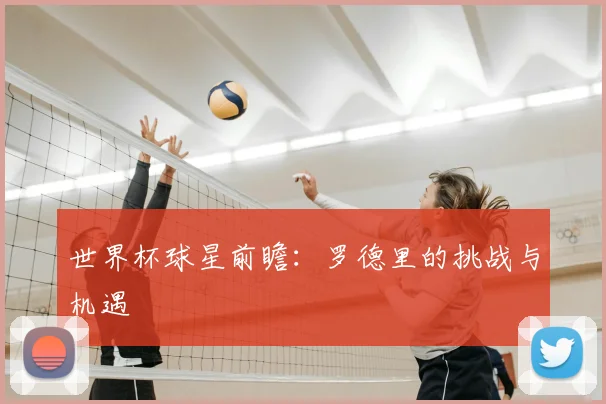 世界杯球星前瞻:罗德里的挑战与机遇